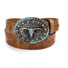 Leather mens western for sale  HATFIELD