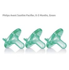 Usado, Chupeta Philips AVENT Soothie, 0-3 meses, verde, pacote com 3 comprar usado  Enviando para Brazil