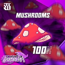 Cogumelos 100k | Creature Of Sonaria | Roblox | Barato e Rápido | COS comprar usado  Enviando para Brazil