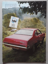 Vauxhall firenza brochure for sale  BOURNE