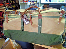 Bolsa de viagem vintage GOKEYS ORVIS lona e couro caça/viagem Battenkill 29", usado comprar usado  Enviando para Brazil