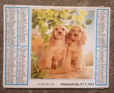 1983 ptt almanac d'occasion  Expédié en Belgium