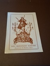 Santino holycard crescenzio usato  Meldola