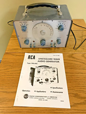Gerador de áudio antigo RCA WA-44C. Liga e vem com manual. comprar usado  Enviando para Brazil