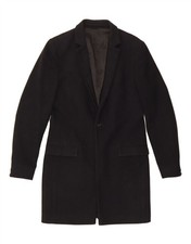 Usado, Sobretudo masculino ALL SAINTS Reino Unido 36 pequeno azul marinho lã DV45 comprar usado  Enviando para Brazil