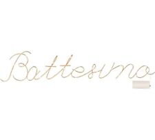 Scritta battesimo led usato  Italia