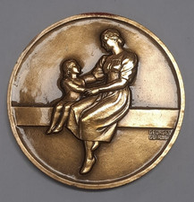 Medaille bronze enfants d'occasion  Aire-sur-la-Lys