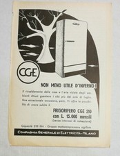 Advertising 1954 fridge d'occasion  Expédié en Belgium