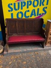 Oak church pew for sale  PORTSMOUTH