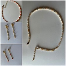 Collana donna orecchini usato  Torre Canavese