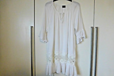 Frock ladies white for sale  PETERBOROUGH
