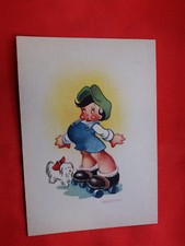 Cartolina illustrata bimbo usato  Parma