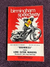 Speedway programme birmingham for sale  POOLE