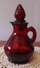Garrafa Avon vintage vermelha rubi com tampa 5 1/2" comprar usado  Enviando para Brazil