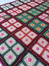 Plaid vintage patchwork d'occasion  Tonneins