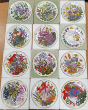 Franklin porcelain x12 for sale  WALTON-ON-THAMES