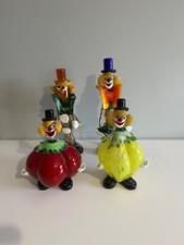 Glass clowns good for sale  FAREHAM