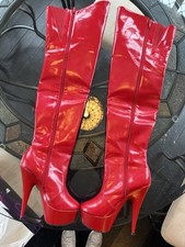 Women red stiletto for sale  BURY ST. EDMUNDS