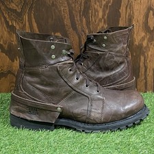 Caterpillar brown leather for sale  USA