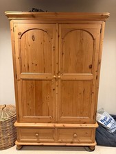 Solid pine wardrobe for sale  WIRRAL