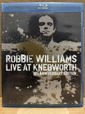 Robbie Williams Live At Knebworth 10º Aniversário (Blu-ray, 2013) Todas as Regiões comprar usado  Enviando para Brazil