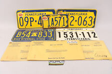 Usado, Lote de 5 placas PA vintage 1970 (x 2), motocicleta, 1972, temporárias com correios comprar usado  Enviando para Brazil