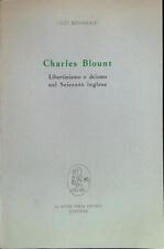 Charles blount. libertinismo usato  Italia