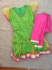 Hippie bollywood kostüm gebraucht kaufen  Thierhaupten
