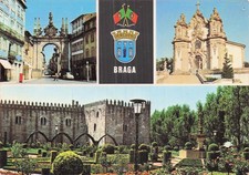 PORTUGAL BRAGA ARCO DA PORTA NOVA EGLISE DE SANTA CRUZ JARDIN DE SANTA, usado comprar usado  Enviando para Brazil