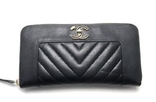 Carteira de couro Chanel 24 Series Mademoiselle ferragem dourada 0515uo37107 comprar usado  Enviando para Brazil