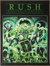 Rush - Moving Pictures pôster serigrafia 40º aniversário por Miles Tsang, usado comprar usado  Enviando para Brazil