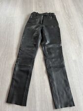 Lederhose schwarz exell gebraucht kaufen  Nußloch