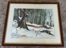 Aquarell passepartout rahmen gebraucht kaufen  Düsseldorf
