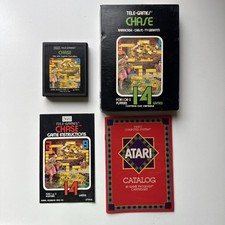 CHASE CIB (Completo 1978) TELEGAMES GATEFOLD Atari 2600 ART LABEL CAPA RARA comprar usado  Enviando para Brazil