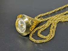 EURASTYLE vintage relógio com pingente mecânico banhado a ouro em uma corrente, Suíça. comprar usado  Enviando para Brazil