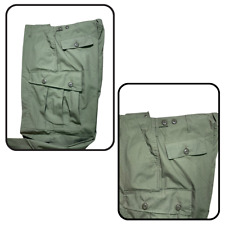 US Olive Green Popelina Pantalones Selva - Guerra de Vietnam Pantalones Americanos Repro Nuevo, usado segunda mano  Embacar hacia Argentina