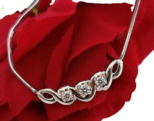 Elegantes diamonique collier gebraucht kaufen  Moers