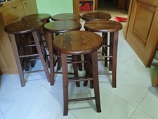 Sgabelli legno bar usato  Pozzuoli