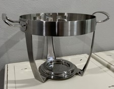 TRAMONTINA 3 QT. PRATO CHAFING 18/10 aço inoxidável substituição SOMENTE SUPORTE  comprar usado TRAMONTINA 3 QT. PRATO CHAFING 18/10 aço inoxidável substituição SOMENTE SUPORTE  comprar usado  Enviando para Brazil