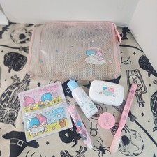 Usado, Antiga Sanrio Little Twin Stars Bolsa de Higiene Pessoal Pasta de Escova de Dentes Estojo de Sabonete 1976 Japão comprar usado  Enviando para Brazil