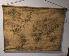 Canvas map wall for sale  Lynchburg