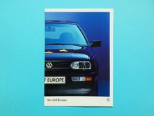 Prospekt / Katalog / Broschüre - VW Golf III - Europe - 07/95 comprar usado  Enviando para Brazil