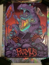 Usado, Pôster Primus Fairfax VA 5/18/25 HOLO REDEMOINHO FOIL Jim Mazza ASSINADO NUMERADO X/25 comprar usado  Enviando para Brazil