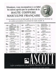 Publicite 1969 ascott d'occasion  Roquebrune-sur-Argens