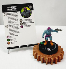 HEROCLIX TMNT Series 4 Unplugged Uncommon #016 Sierżant Granitor z kartą na sprzedaż  Wysyłka do Poland