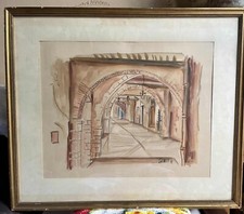 Aquarelle villefranche mer d'occasion  Villefranche-sur-Mer