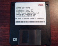 Floppy Diskette NEC Personal Comp. Video Drivers 1.45 819-074091-0009 92040721U comprar usado  Enviando para Brazil
