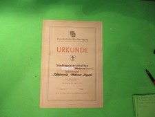 Seltene ddr urkunde gebraucht kaufen  Deutschland