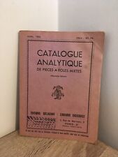 Catalogue analytique pièces d'occasion  Plouhinec