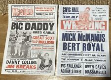 British wrestling posters for sale  ST. AUSTELL